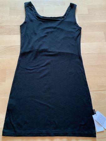 Colora Damen Long Shirt, Gr. XS, Tencel, Schwarz, NEU