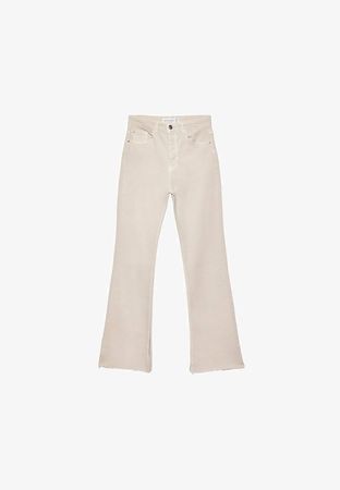 Beige Flare jeans 38 NEW NP: 65.-