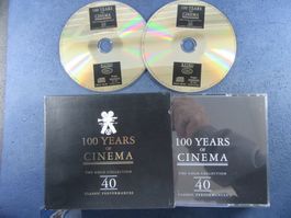 100YEARS OF CINEMA 2CD's IN BOX 40 TRACKS GOLD COLLECTIOON