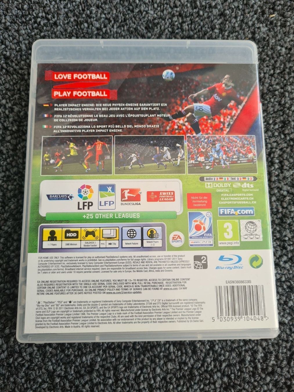 Sony Giochi: FIFA 12 PS3 – Usato da Ruswil venduto da jan_bxl5 1