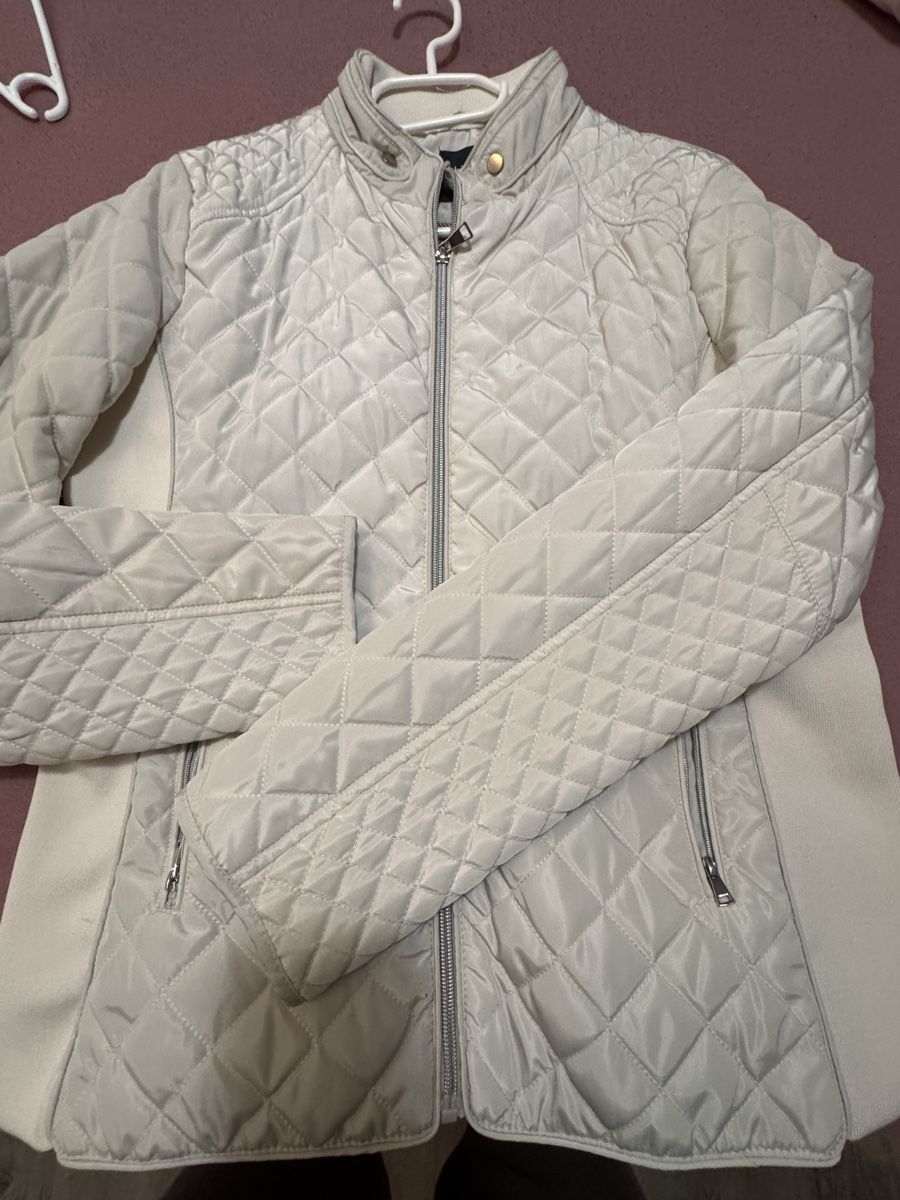 Giacche: Elegante Übergangsjacke Gr. 38 beige gesteppt – Usato da Winterthur venduto da EasyRS 1