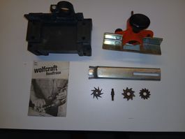 Wolfcraft Handfräse, Vintage Handwerkzeug, Top Zustand!