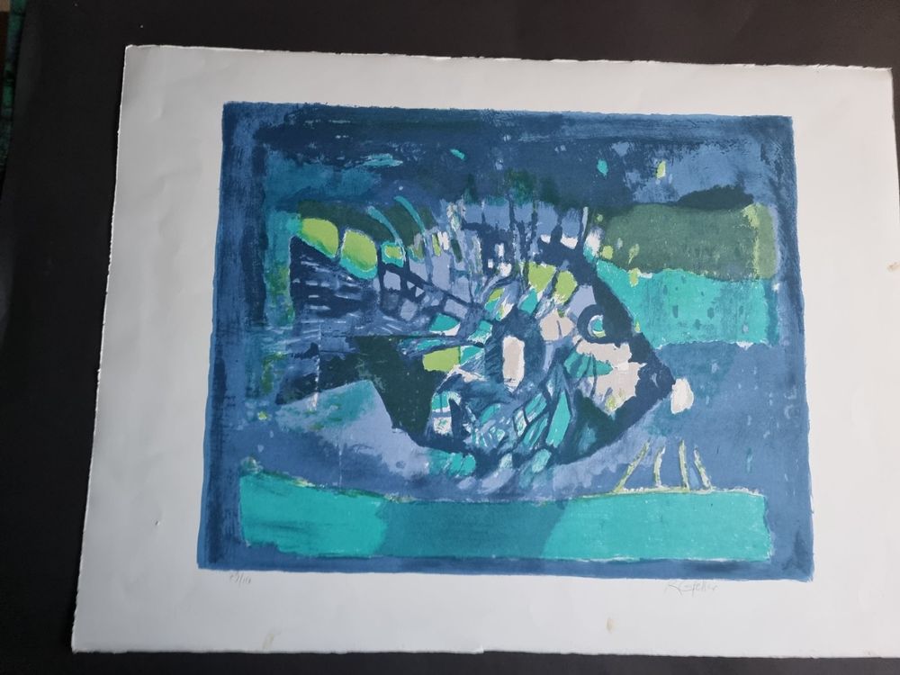 Arts picturaux & lithographies: ROLF GFELLER LITHOGRAPHIE SIGNIERT NUMMERIERT – D'occasion à Gersau par kunst-online 5
