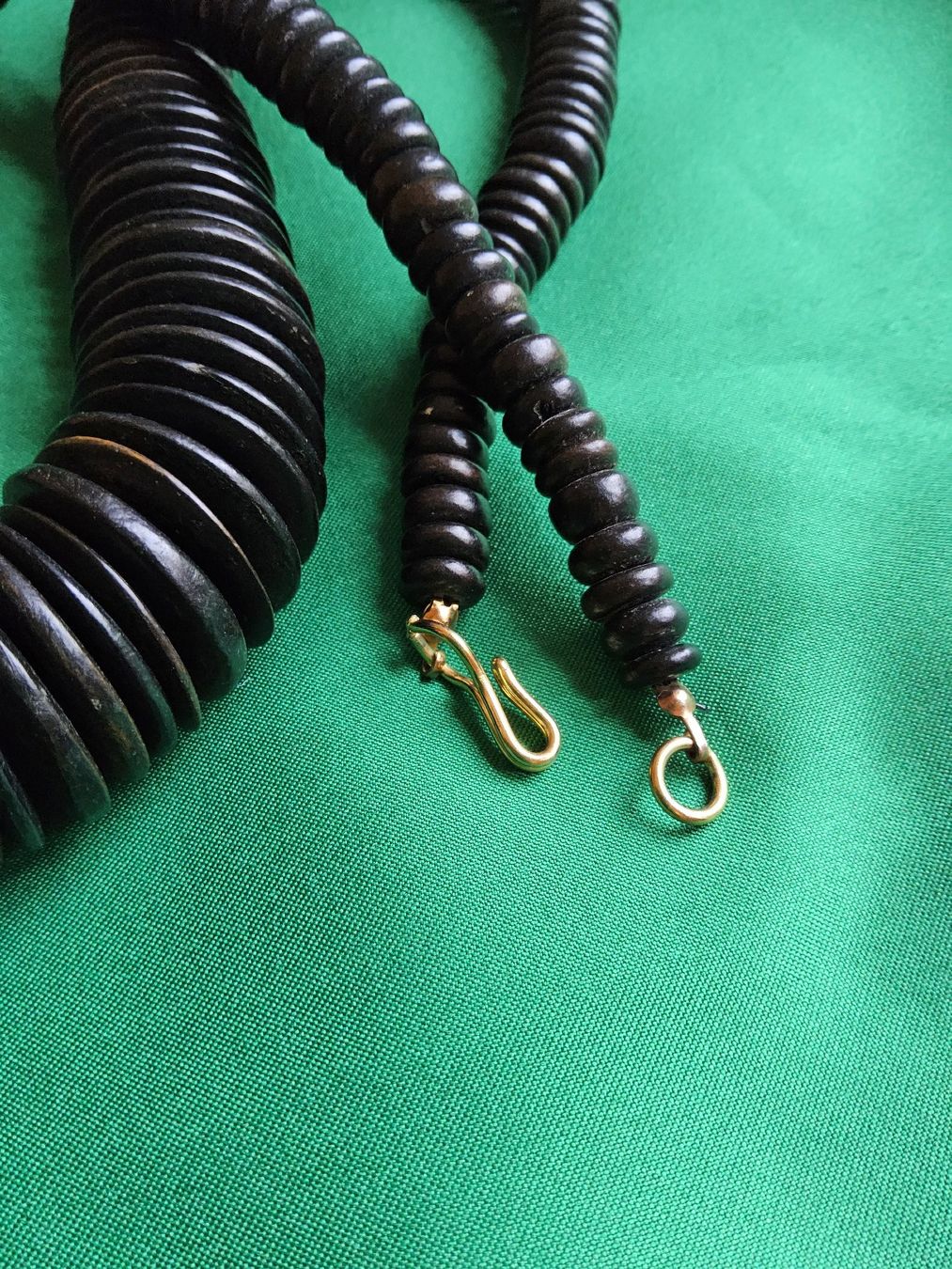 Catenine: Vintage BOHO Kokosnussschalen Halskette Collier – Usato da Zürich venduto da SciTec 7