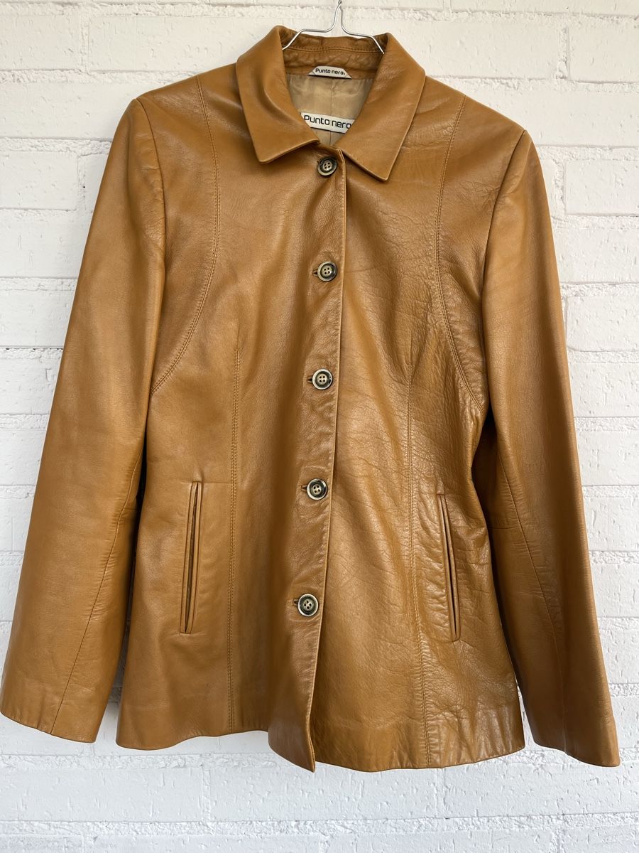 Vestes: Vintage Punto Nero - Leder Mantel – D'occasion à Embrach par hexslog00 5