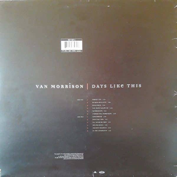 Dischi in vinile: Van Morrison – Days Like This LP – Usato da Wenslingen venduto da riger11 1