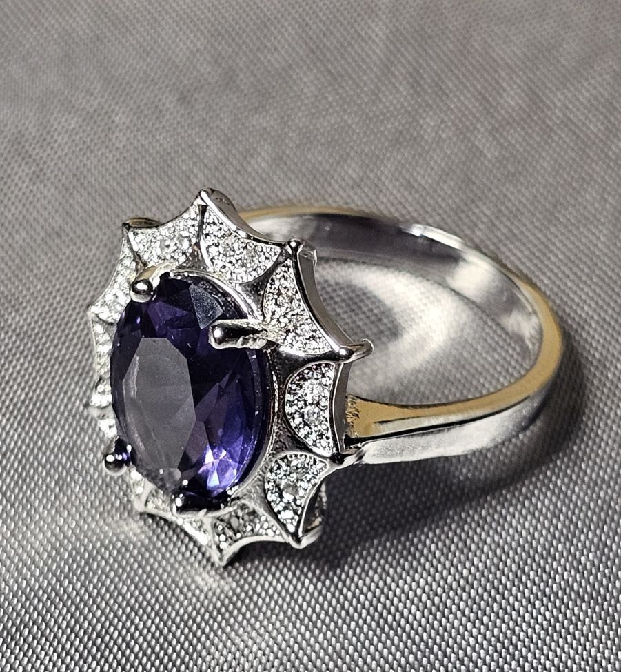 Anelli: Ring mit funkelndem Zirkonia, 925 versilbert Gr. 8 – Nuovo (secondo la descrizione) da Grenchen venduto da maretop 5