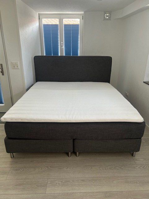 Ikea Letti: Bett Boxspring IKEA Dunvik dunkelgrau Masse 180x200cm – Usato da Duggingen venduto da zeno133 6