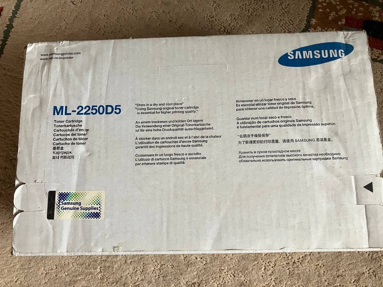 Samsung Cartucce per stampanti & toner: Original Samsung Toner ML-2250D5 / OVP – Nuovo e nell'imballaggio originale da Schiers venduto da Josta72