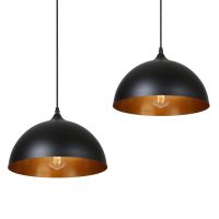 Pendelleuchten Hängelampen Deckenlampen 2er Set aus Metall
