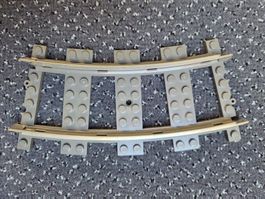 LEGO Eisenbahn Schienen, gebogen, 10 Stück
