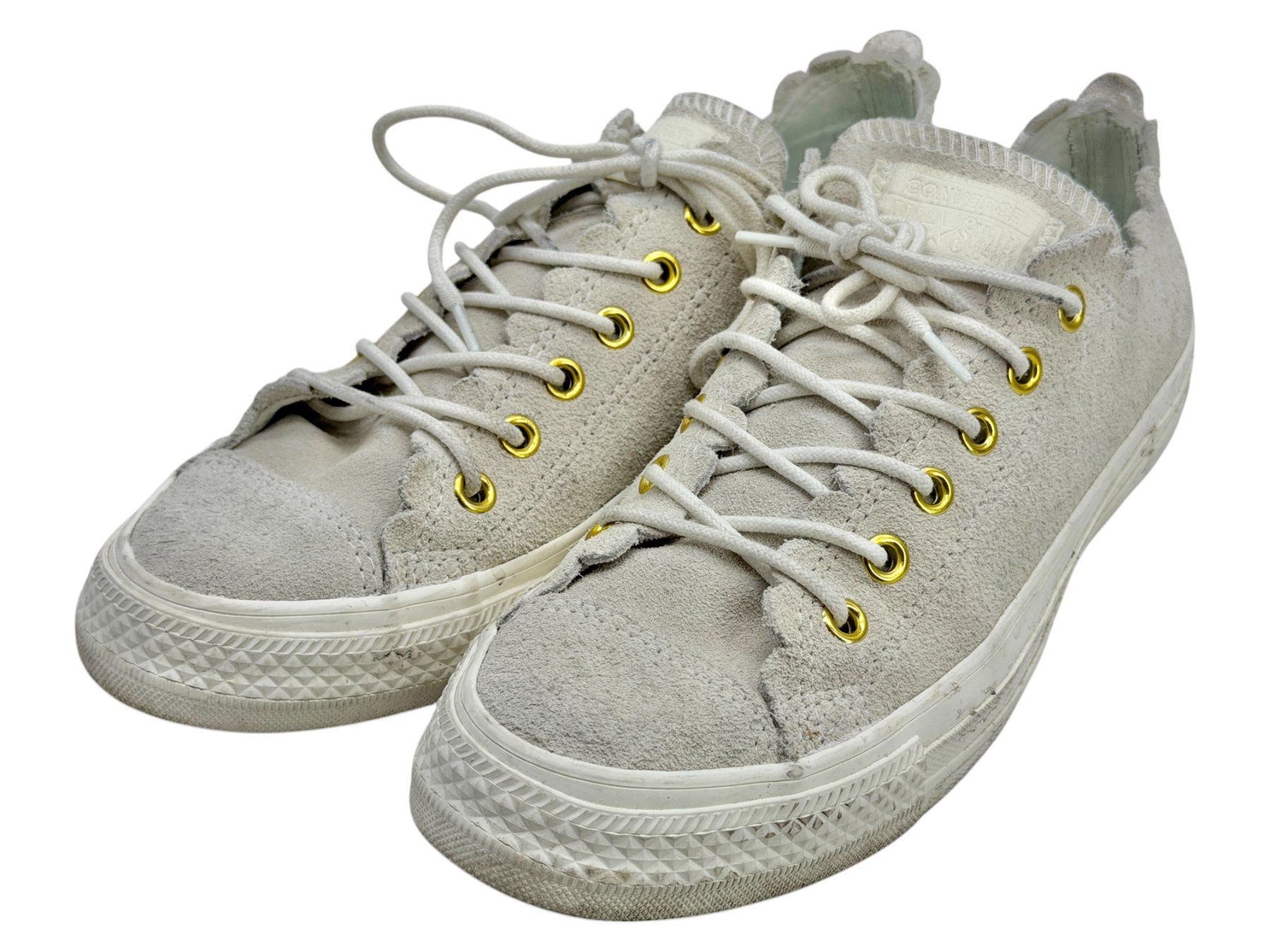 Converse Scarpe da donna: Baskets Converse All Star cuir daim gris. Pointure 37.5 – Usato da Cossonay-Ville venduto da PatineDuTemps 4