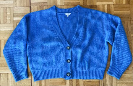 Magnifique gilet bleu outremer hyper doux