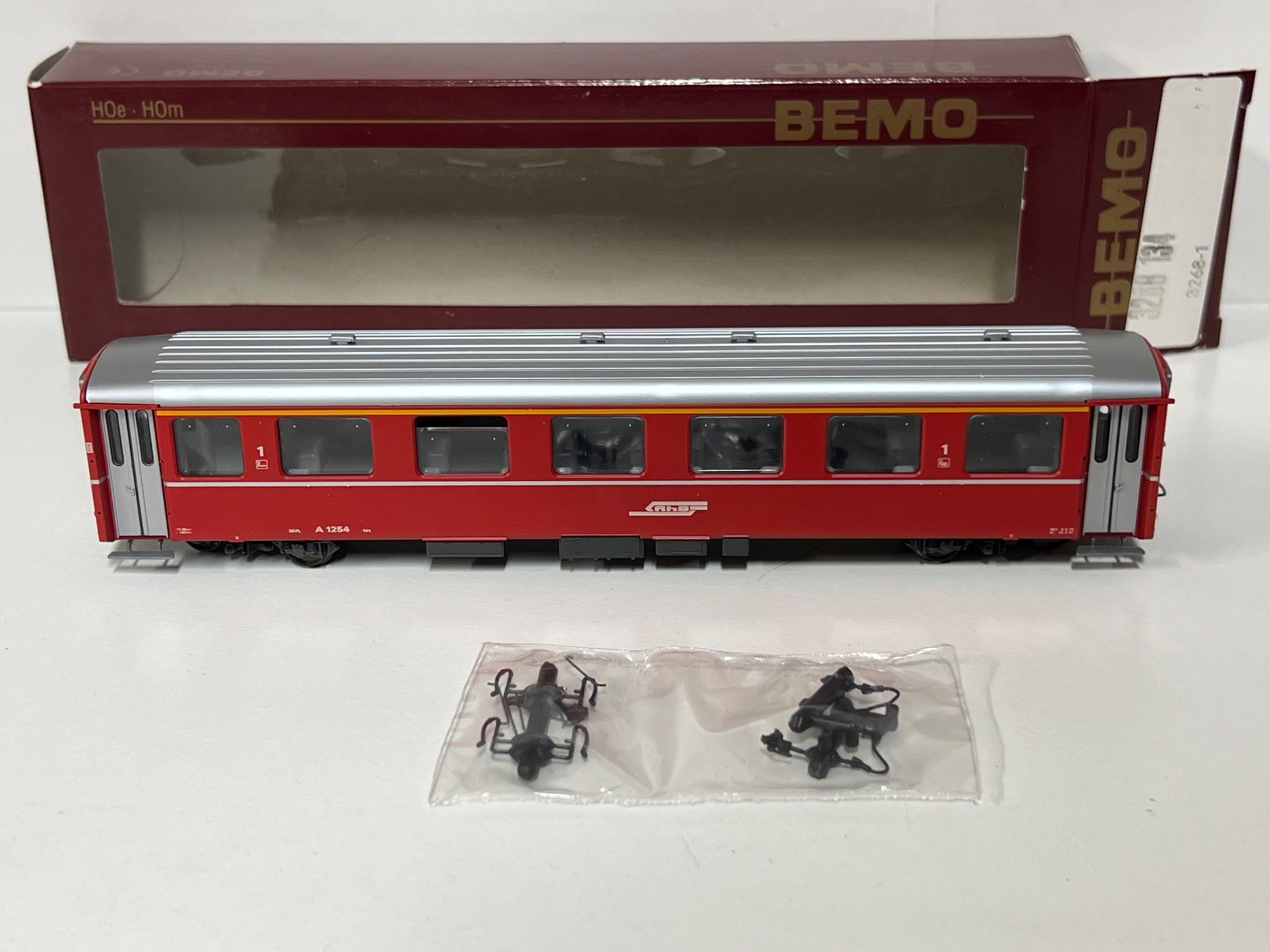 Bemo Modelleisenbahnen: Bemo 3268 134  RhB A 1254 – Gebraucht aus Neuenhof von ludovicco
