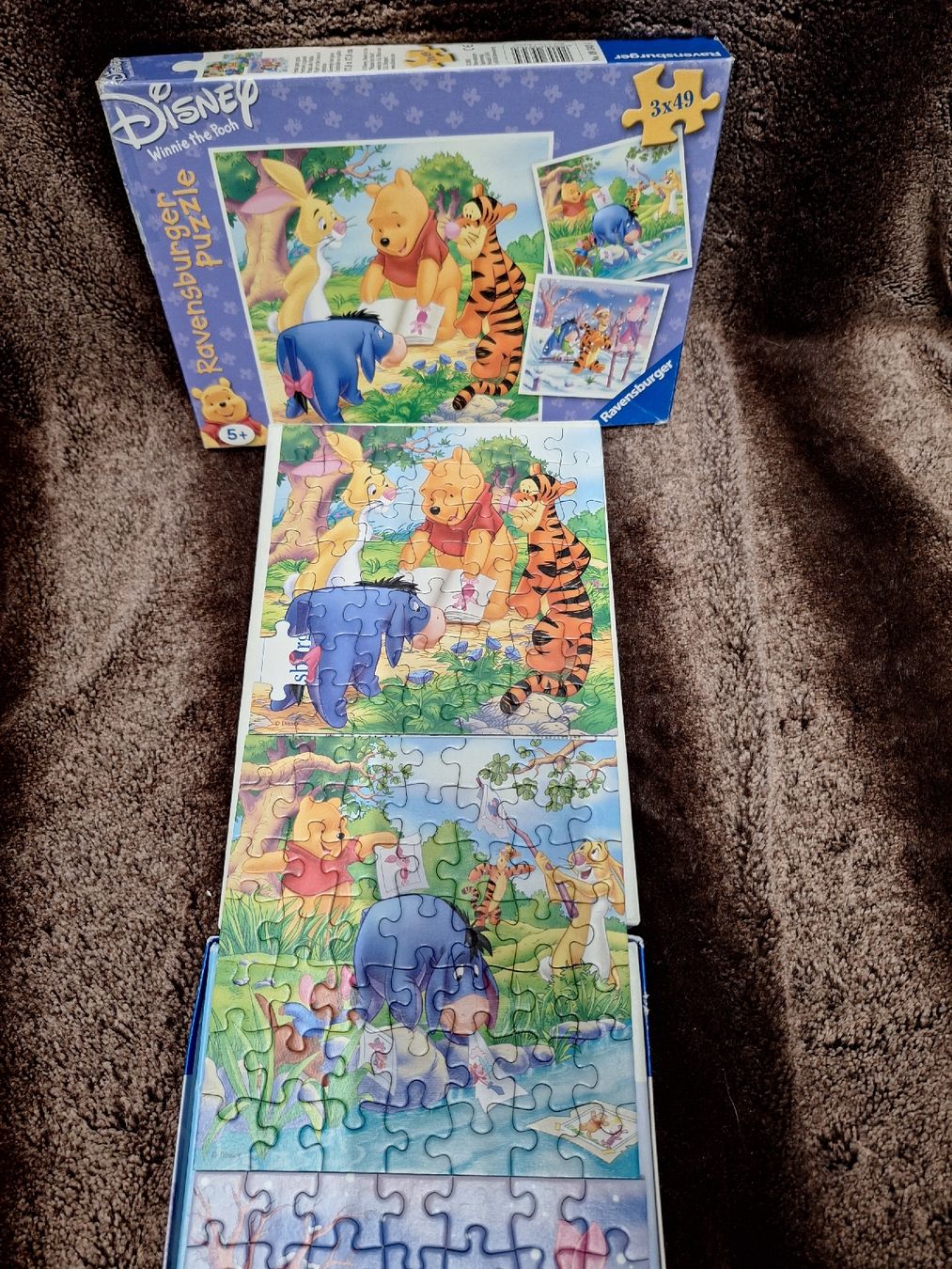 Ravensburger Puzzle: 3x Winnie Pooh Puzzle Ravensburger – Usato da Reiden venduto da eneiba 1