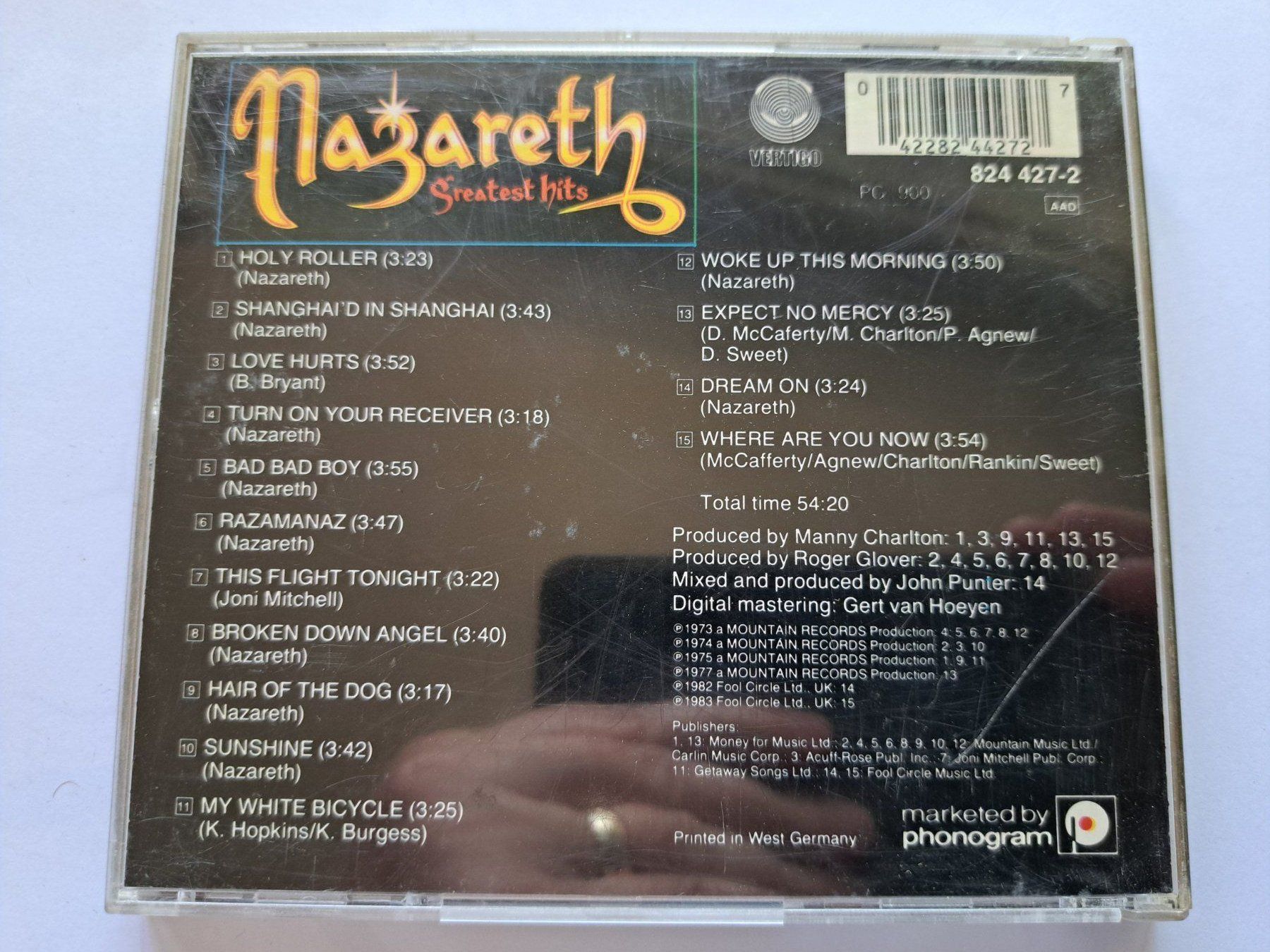 CD: Cd Nazareth - Greatest Hits – Usato da Pully venduto da bro_n52j 1