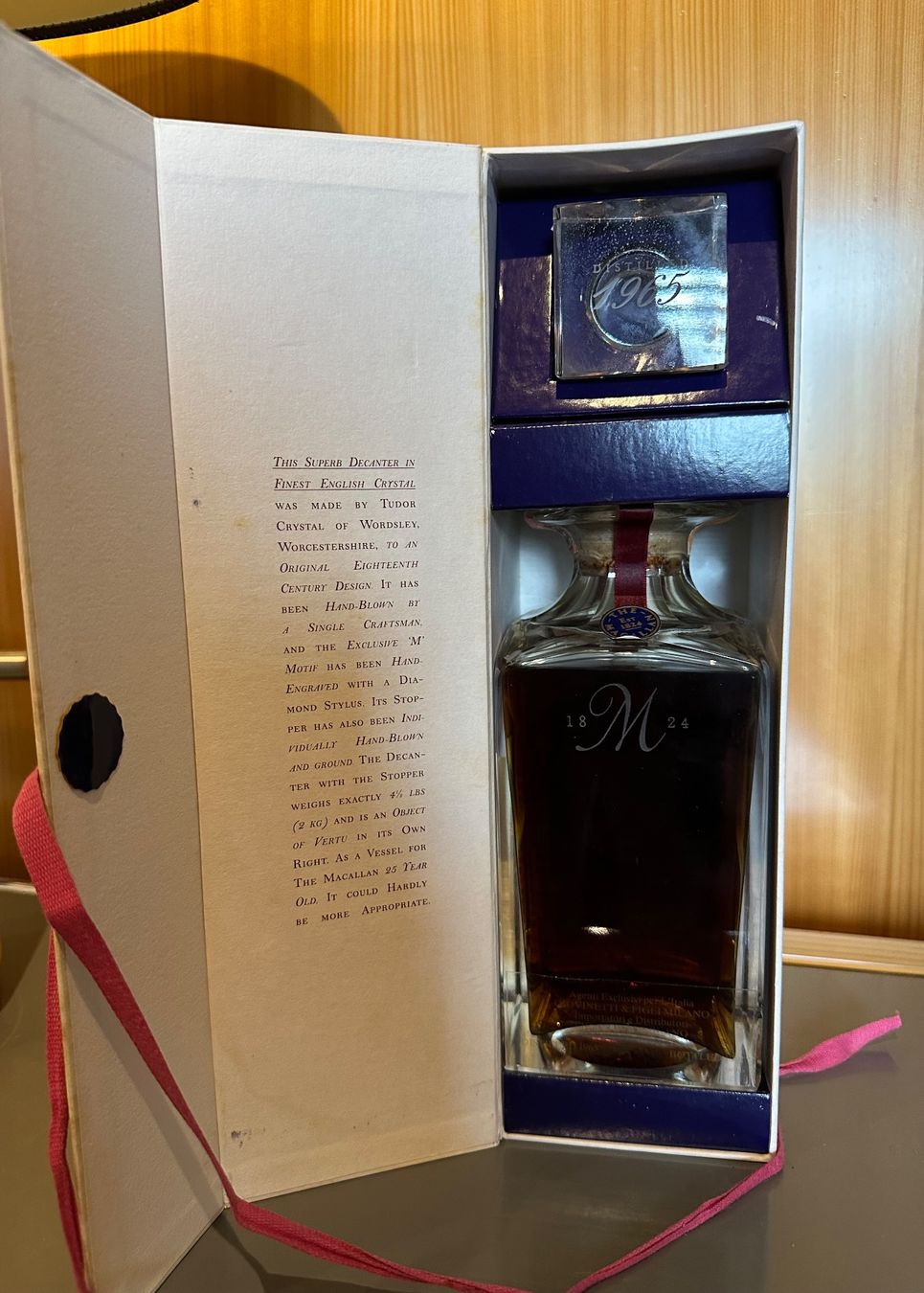 Macallan Bevande alcoliche: The MACALLAN DECANTER 1965 – Nuovo e nell'imballaggio originale da Neerach venduto da fuz_8d7l 2
