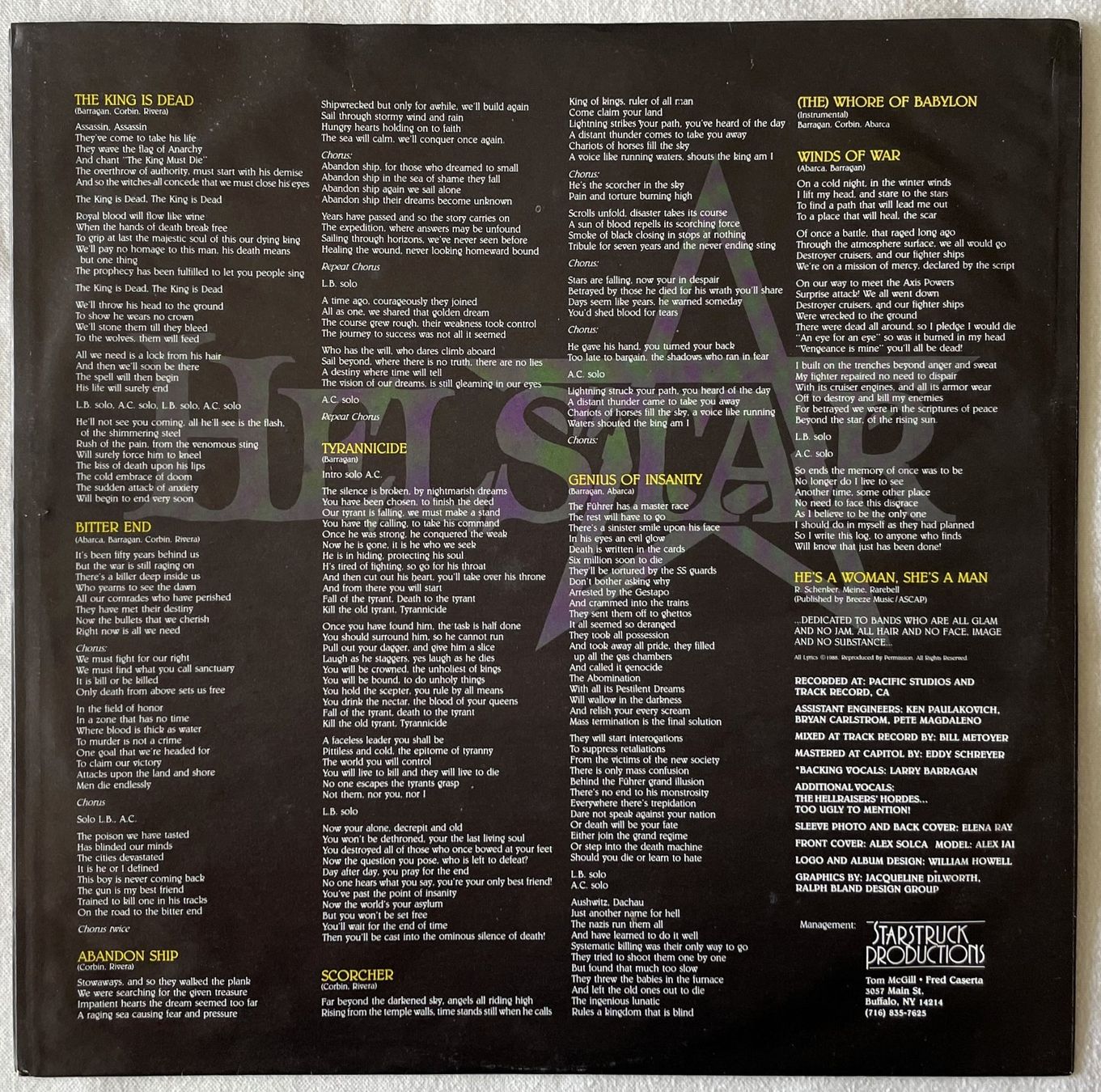 Vinyles: Helstar – A Distant Thunder - LP - 1988 - OIS - First Press – D'occasion à Uster par Zardodel 7