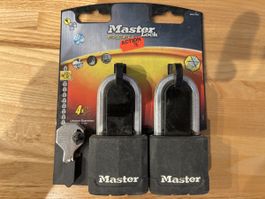 2x Master Lock Vorhängeschloss neu & OVP Schlüsselgleichschl