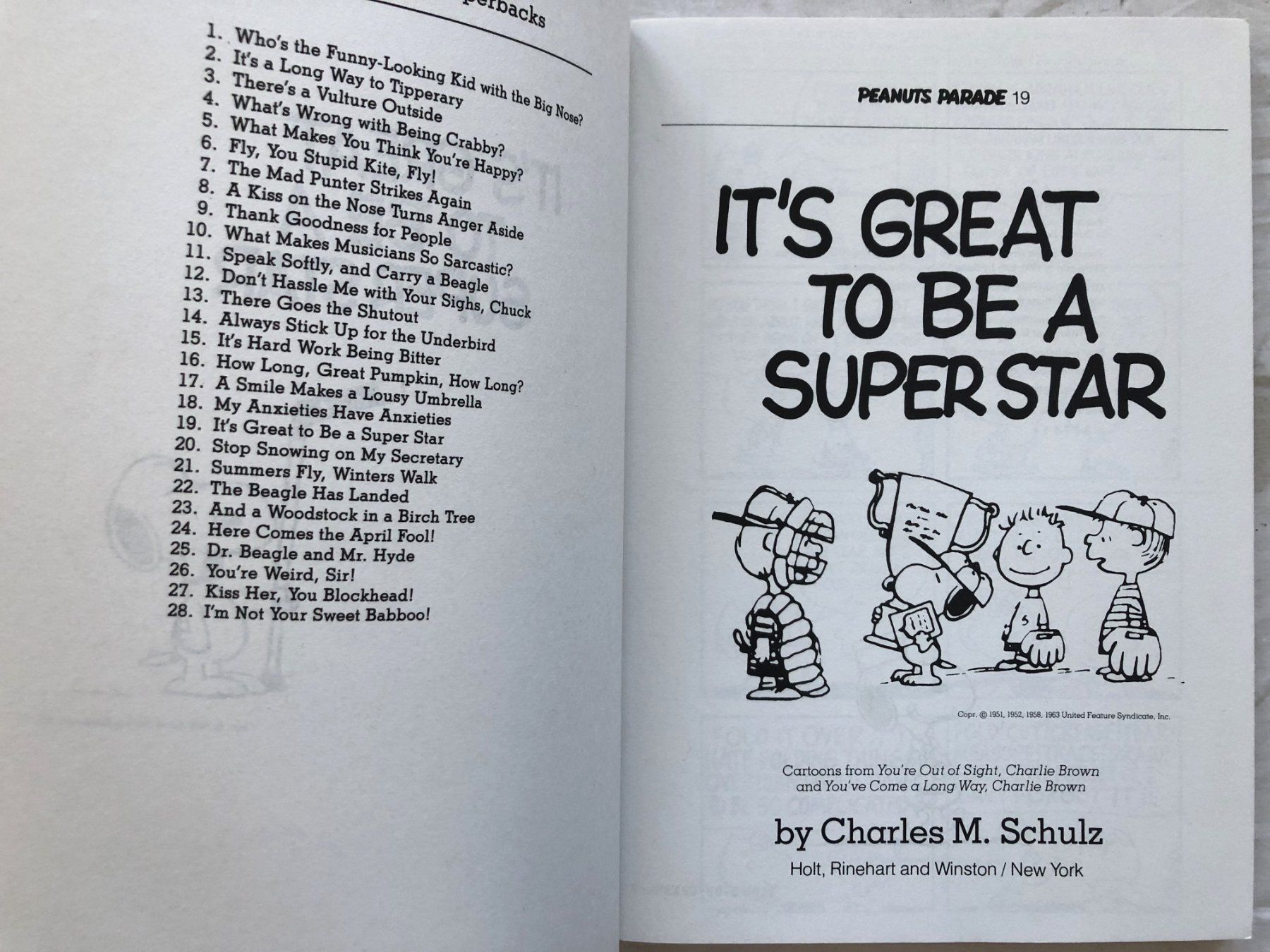 Comics: 4x PEANUTS - Comics - US-Ausgaben von Charles M. Schulz – Gebraucht aus Schaffhausen von durruti 6