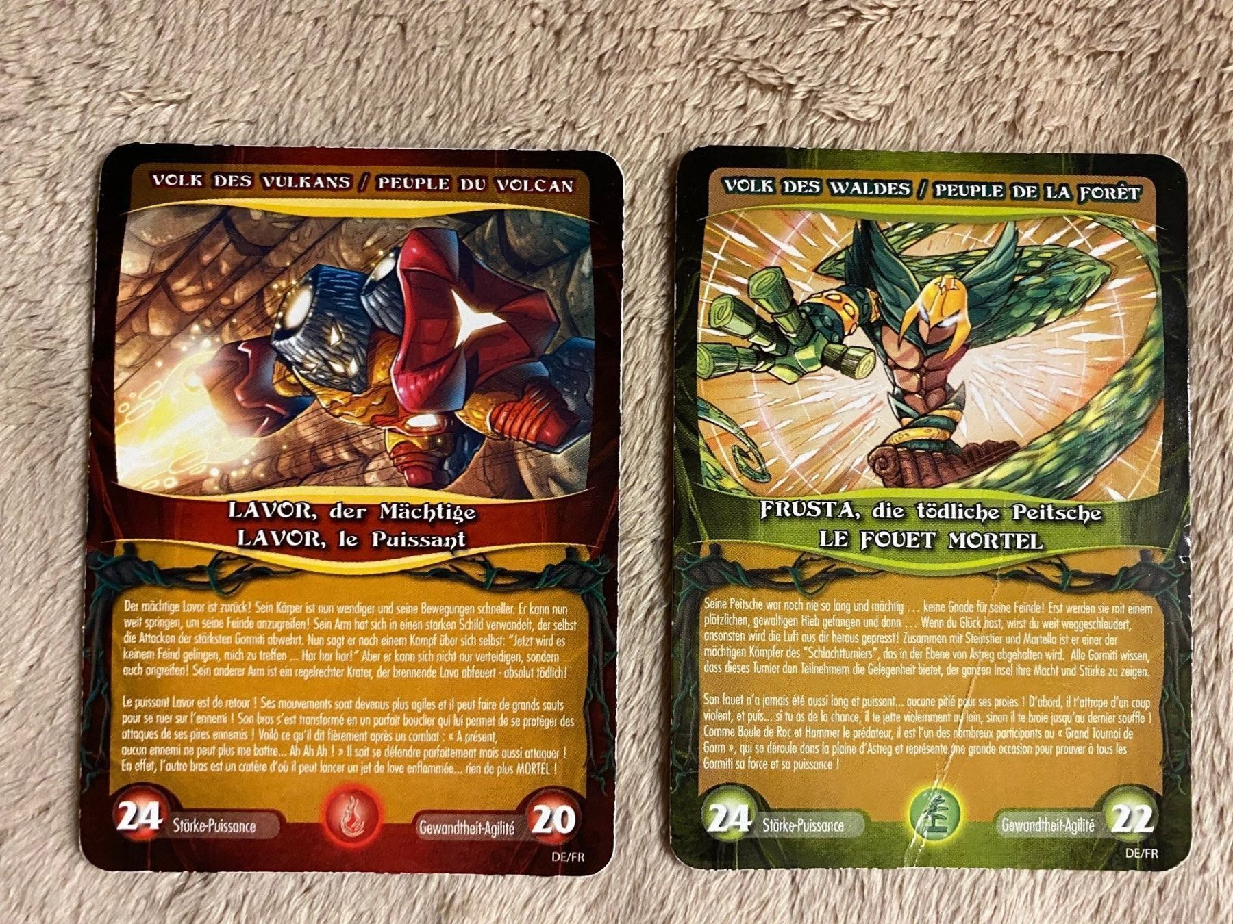 Giochi: Gormiti Sammel Action Karten – Usato da Kastanienbaum venduto da Muenchnerkindl1
