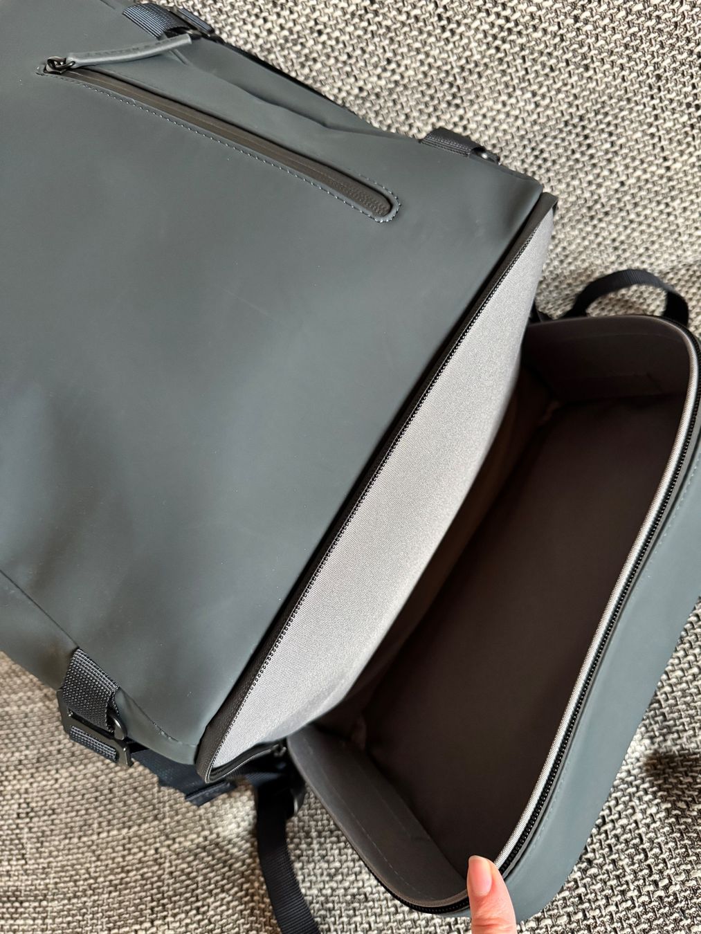 Kapten & Son Zaini: Rucksack Kapten & Son Helsinki Navy Blush – Usato da Gommiswald venduto da Aloha.Spirit 6