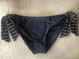 Biondi London Bikinihose Bikini schwarz gold s xs NP 70.--