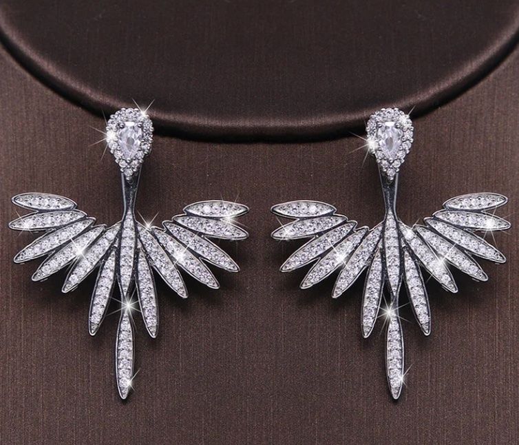 Orecchini pendenti & Orecchini a lobo: Elegante Zirkonia-Ohrringe – Nuovo (secondo la descrizione) da Oberkirch LU venduto da petitefashion 1