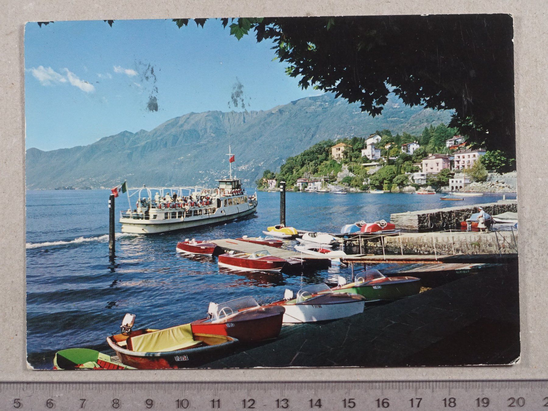 Cartoline postali: Ascona, Schiff, 1970 – Usato da Lenzburg venduto da fh1