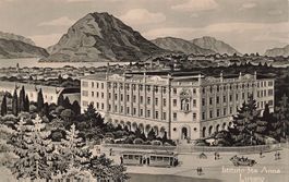 Lugano TI Istituto Santa Anna tram