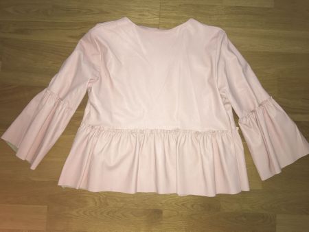 Kunstleder Lederimitat Blazer Jacke in Größe S