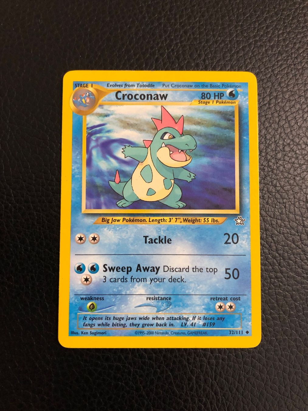 Pokémon Cartes à collectionner: Neo Genesis Croconaw 32/111 Ab 1 – D'occasion à Paradiso par Pkmn10