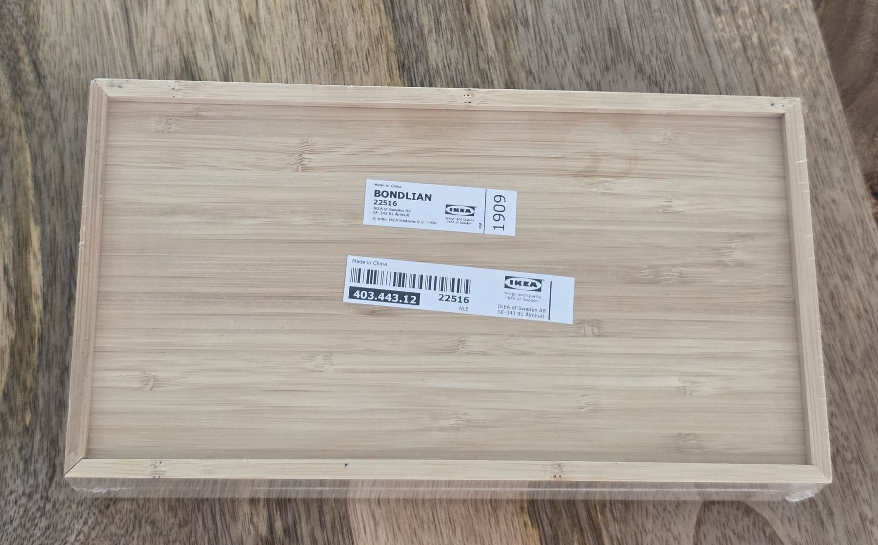 Ikea Sonstige Dekorationen & Accessoires: IKEA BONDLIAN Taschentuchbox Bambus  Originalverpackung – Neu und originalverpackt aus Rheinsulz von Gilea 2