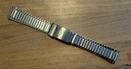 Vintage NOS LMC 20mm Edelstahl Armband neu Bandanstoss 20mm