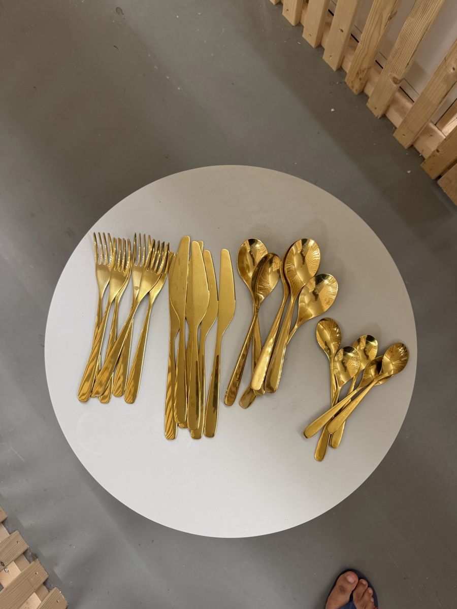 Ikea Bestecksets: Besteck-Set goldfarben – Gebraucht aus Basel von rqmon