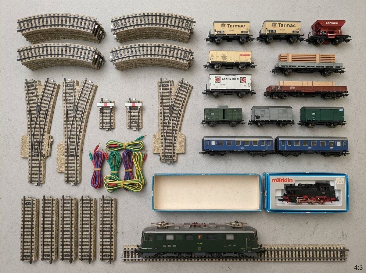 Märklin Modellini di ferrovie: Grosses Märklin Set – Usato da Goldingen venduto da MrRobsen