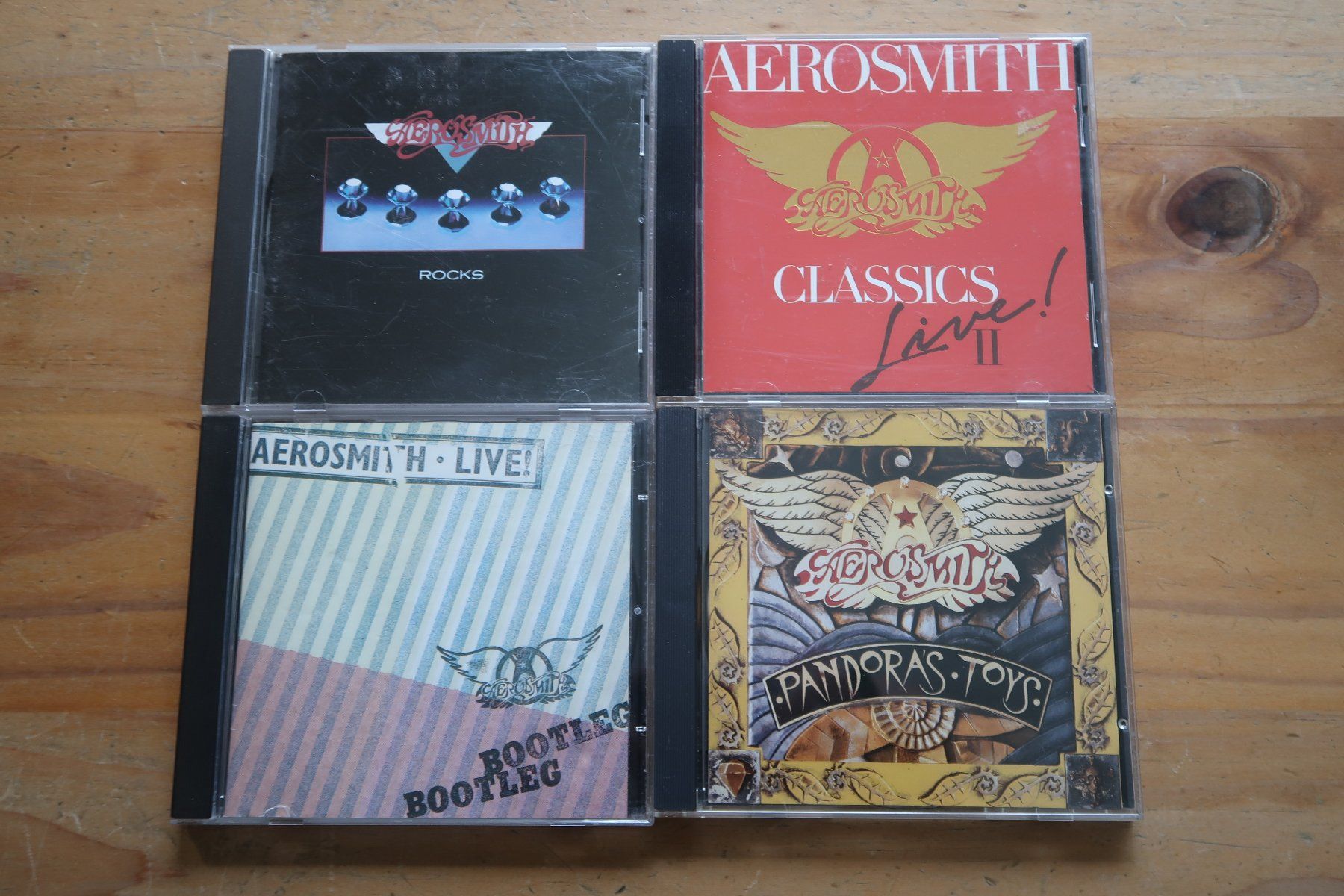 CD: 6x AEROSMITH - SAMMLUNG CD – Usato da Basel venduto da Patiscat