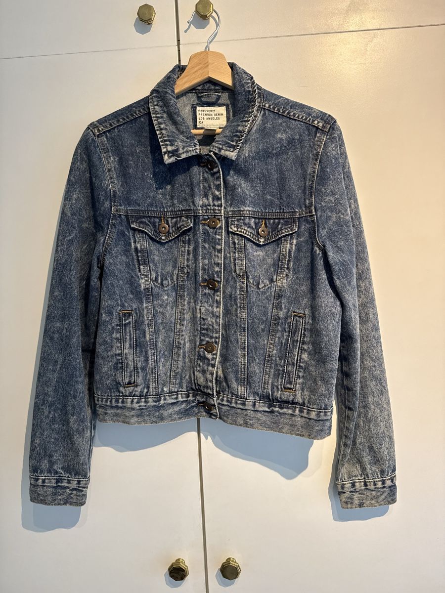 Giacche: Veste en jeans Forever 21 - Taille M – Usato da Genève venduto da sar_852v