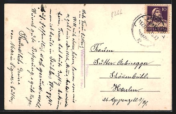 Ansichtskarten: AK Walzenhausen, Panorama – Gebraucht aus Berlin von bartko-reher 1