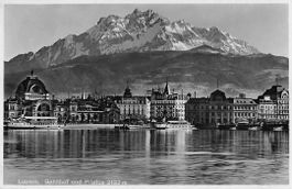 4x alter Bahnhof LUZERN - interessanter Mix !