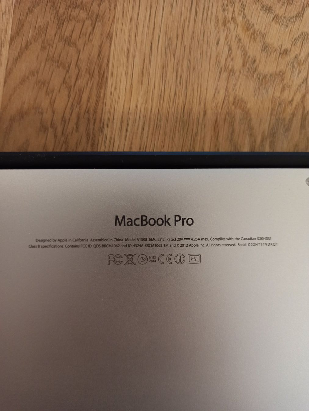 Apple Notebooks: Apple MacBook Pro A1398 – Gebraucht aus Oberweningen von mar_87mx 3