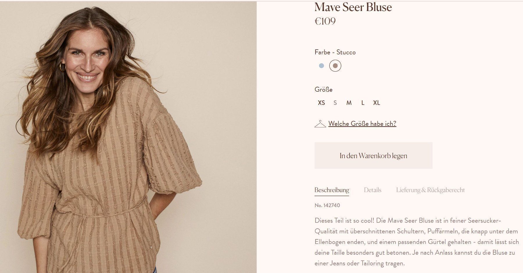 Mos mosh Camicette: Neue beige Mos Mosh Bluse Gr. 36 – Nuovo e nell'imballaggio originale da Kreuzlingen venduto da shopaholicatheart_3 2