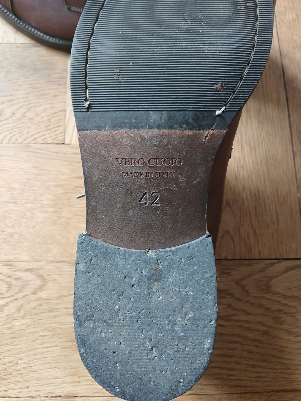 Scarpe da uomo: Herren Leder Shuhe Gr. 42 – Usato da Basel venduto da Bingelito 4