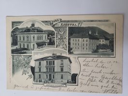 Ansichtskarte Gruss aus Liestal gelaufen guter Zustand Box1