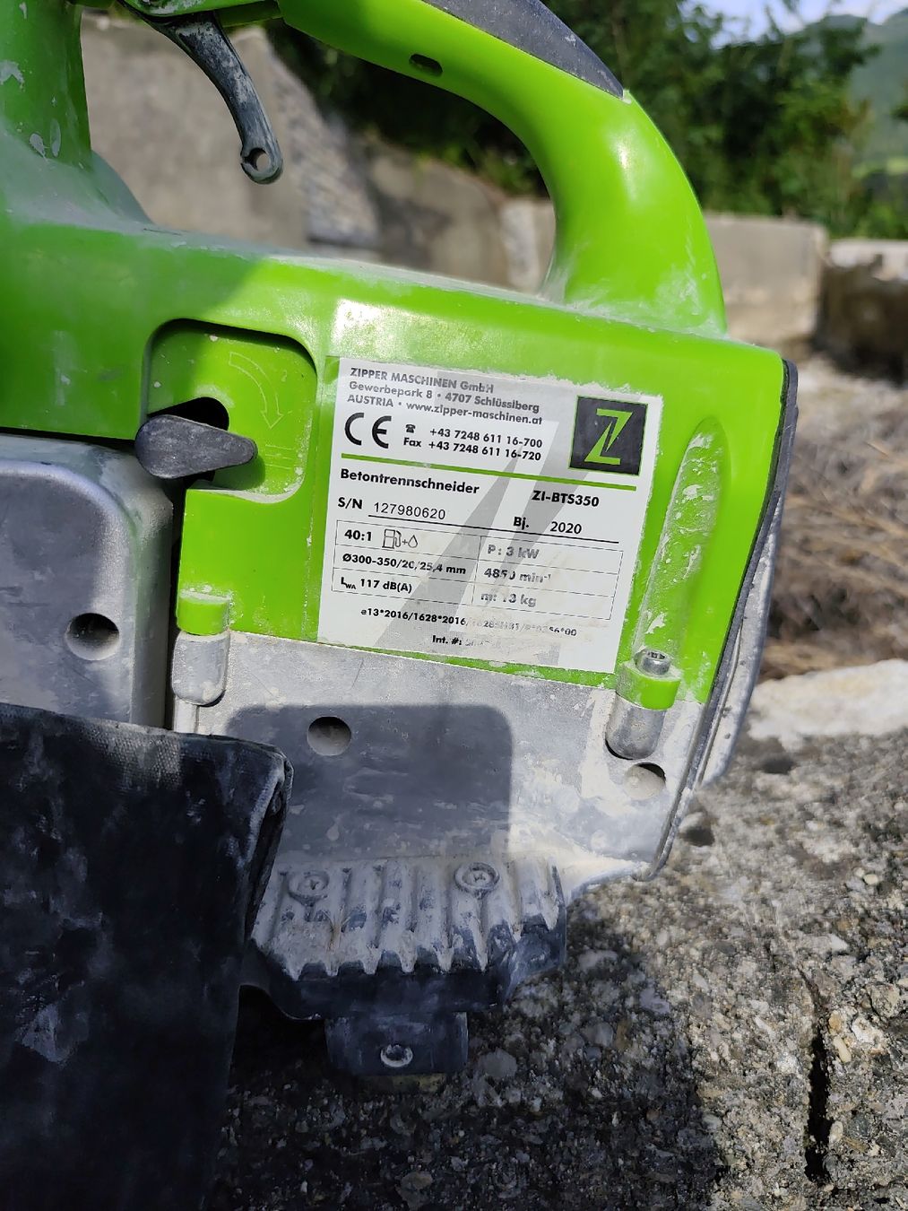 Tutte le macchine: Zipper BTS350 Beton Fräse – Difettoso da Welschenrohr venduto da pava67 1
