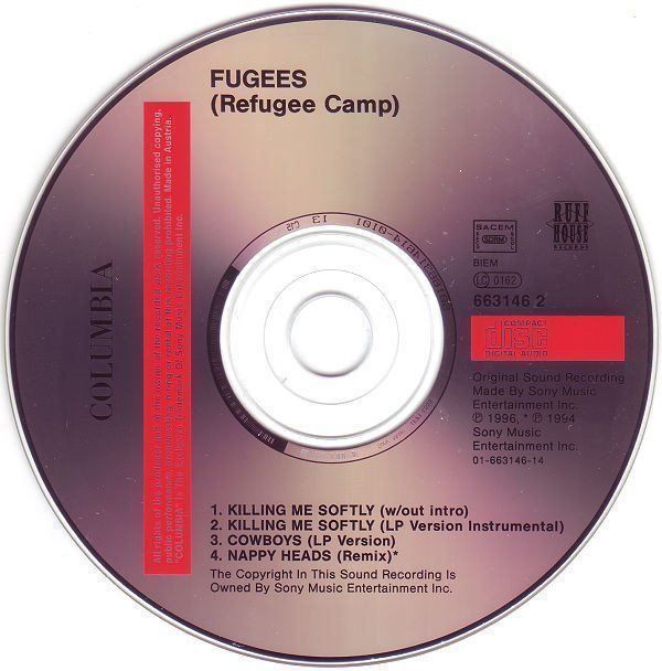 CDs: FUGEES (CD-Maxi) Killing Me Softly – D'occasion à Zürich par Tarafo5 1