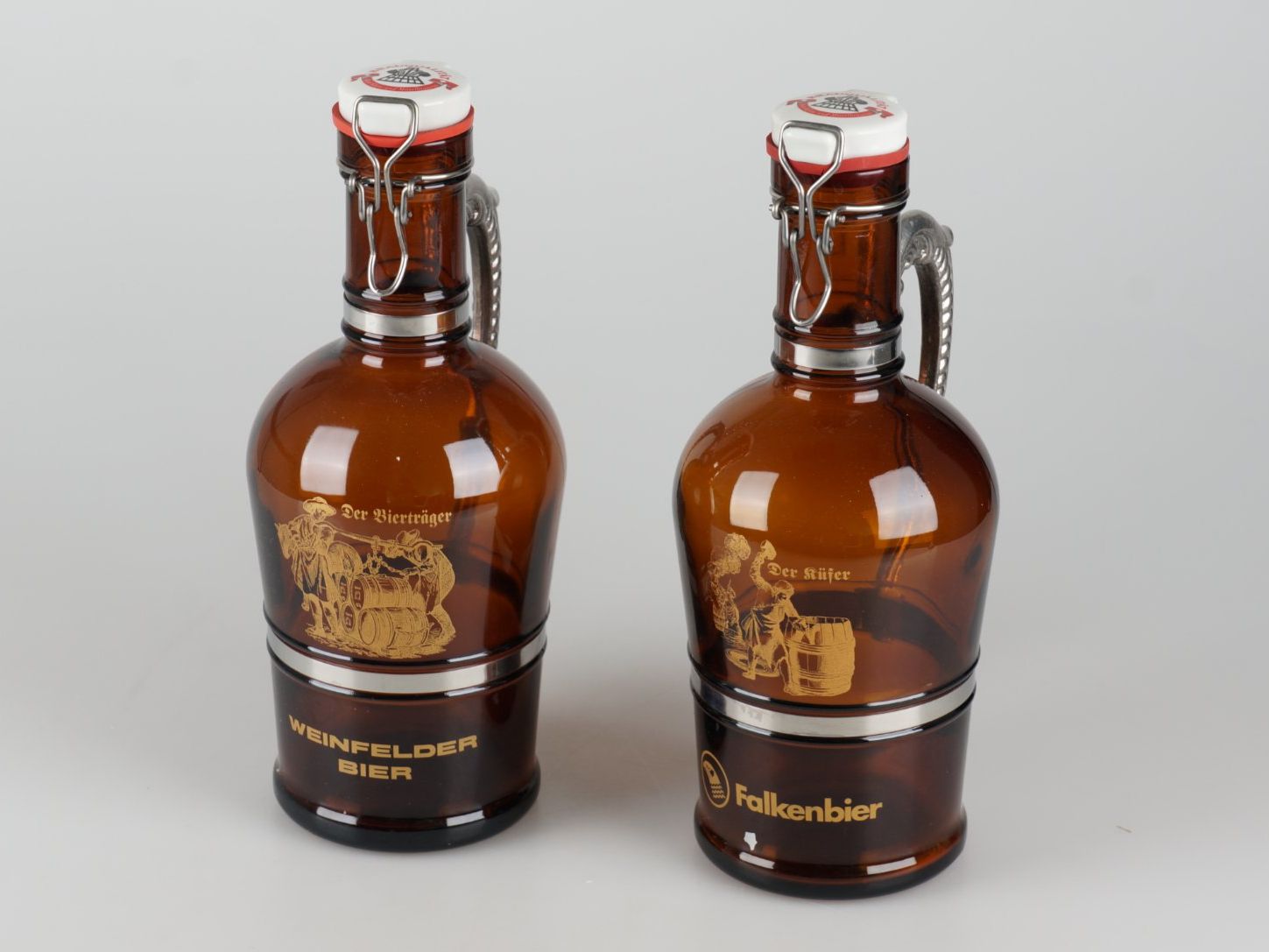 Bicchieri, Caraffe & Bottiglie: 4× Braune Bierflaschen – Usato da Rüti ZH venduto da Restwert_Rueti_ZH 3