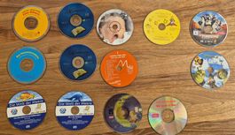 Kinder CDs (11) und DVDs (2)
