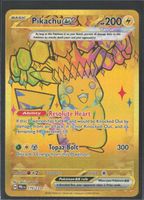 POKÉMON / Pikachu EX / Prismatic Evolutions / Gold 🇺🇸