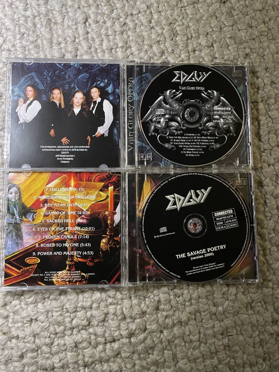 CDs: 2x Edguy – Gebraucht aus Reinach AG von trigger7811 1